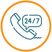 24/7 fast response appliance repair service icon